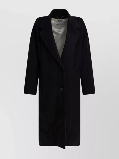 GOLDEN GOOSE SINGLE-BREASTED COCOON COAT LONG SLEEVES