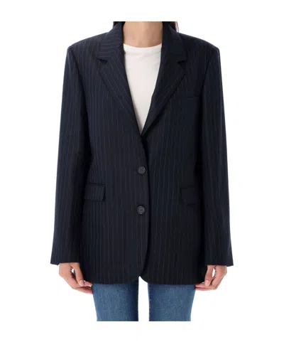 GOLDEN GOOSE PINSTRIPE SINGLE-BREASTED BLAZER