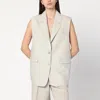 Golden Goose Single-breasted Vest In Wool Blend Women