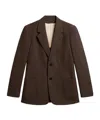 Golden Goose Single-breasted Virgin Wool Blazer In Black
