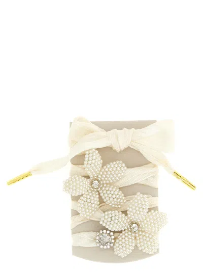 Golden Goose Skin Sparkling Jewelry White In Gray