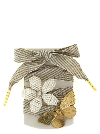 Golden Goose Skin Vintage Jewelry Beige In Gray