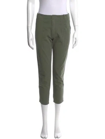 Pre-owned Golden Goose Skinny Leg Pants In Green