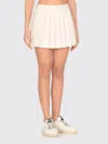 Golden Goose Marcie Knitted Mini Skirt In White