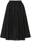 Golden Goose Circle Skirt In Nylon In Black