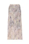 Golden Goose Multicolor Viscose Skirt In Multi