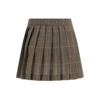 Golden Goose Skirts Brown In Gray