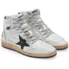 Golden Goose Sky-star High Top Sneaker In White/black