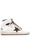 Golden Goose Sky Star Nappa Upper And Spur Nylon Tongue Suede Star In White