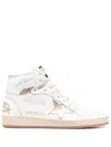 Golden Goose Sky Star High Top Sneakers In White
