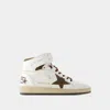 Golden Goose Sky Star Nappa Upper And Spur Nylon Tongue Suede Star In White