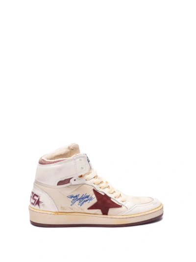 Golden Goose `sky Star` Sneakers In Beige