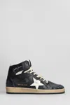 Golden Goose Black High-top Lace-up Sneakers In Black