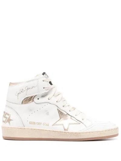 Golden Goose Sky Star Sneakers Shoes In White