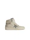 Golden Goose 'sky Star' White Leather Sneakers