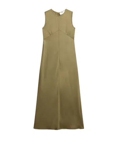Golden Goose Sleeveless Midi Dress In Green