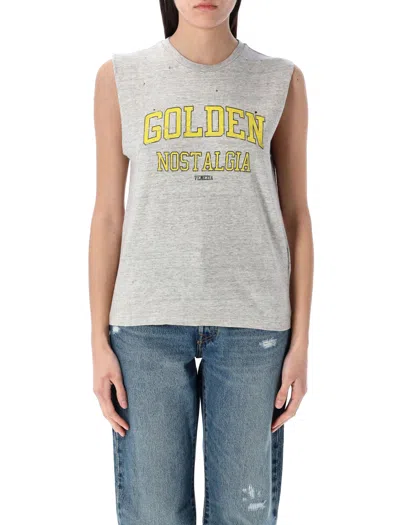 GOLDEN GOOSE GOLDEN GOOSE SLEEVELESS T-SHIRT