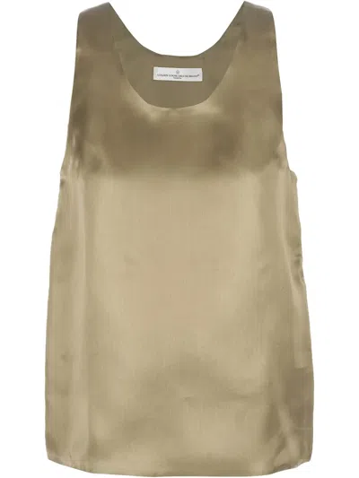 Golden Goose Sleeveless Top In Brown