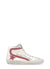 Golden Goose Deluxe Brand Slide Double Quarter Penstar Sneakers In White