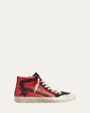 Golden Goose Slide Canvas High-top Sneakers In Multi