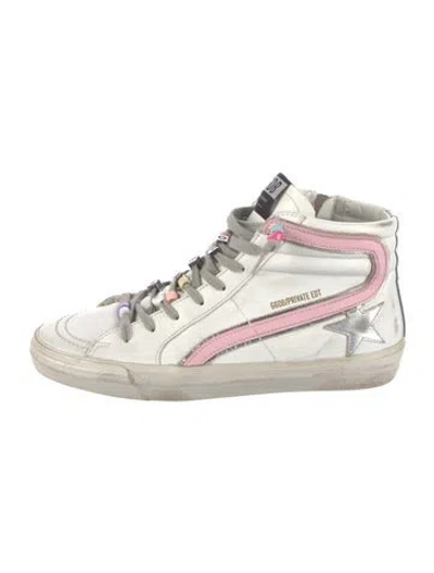 Pre-owned Golden Goose Slide Clasic Sneakers In White
