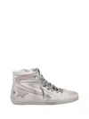 Golden Goose Slide Classic Leather Upper Nabuk Star Wave In White