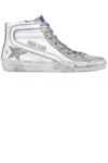 Golden Goose Slide Classic Sneakers In Gray
