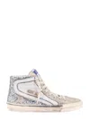 Golden Goose Slide Double Quarter Sneakers In Multicolour