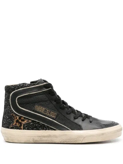 Golden Goose Ssense Exclusive Black Slide Sneakers