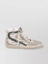 Golden Goose Slide High-top Sneakers Contrast Stitching In Neutral