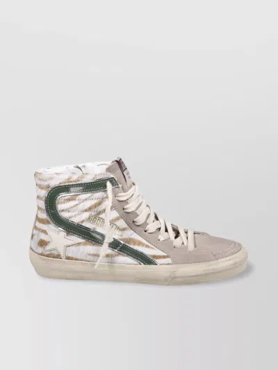 Golden Goose Slide High-top Sneakers Contrast Stitching
