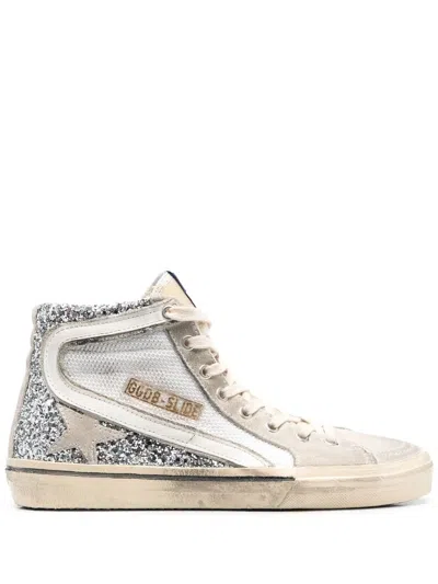 GOLDEN GOOSE SLIDE HIGH-TOP SNEAKERS