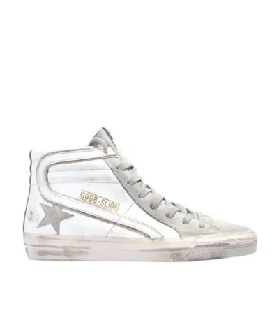 Golden Goose Slide High-top Sneakers In White