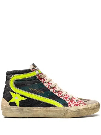 Golden Goose Slide Lab Sneakers In Schwarz
