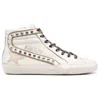 Golden Goose Slide Crystal-embellished Hi-top Sneakers In Multi
