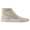 Golden Goose Slide Sneakers -  Deluxe Brand - Leather - Beige In Beige