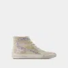 Golden Goose Slide Sneakers -  Deluxe Brand - Leather - Beige In Beige