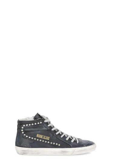 Golden Goose Slide Sneakers In Black