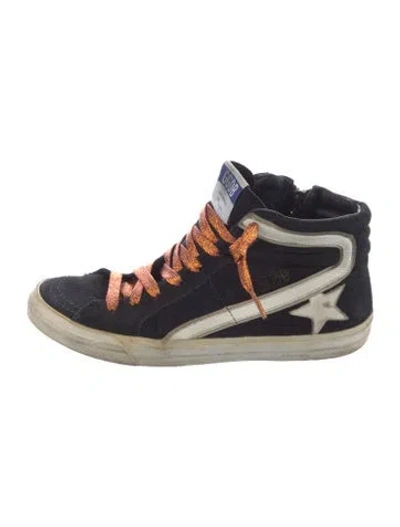 Pre-owned Golden Goose Slide Sneakers In Blue