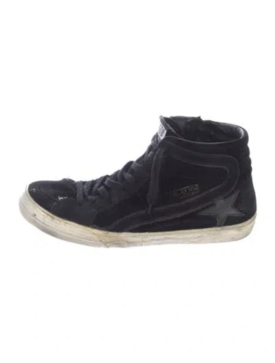 Pre-owned Golden Goose Slide Sneakers In Blue