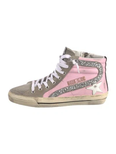 Pre-owned Golden Goose Slide Sneakers In Pink