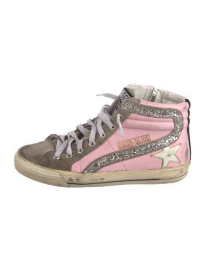 Pre-owned Golden Goose Slide Sneakers In Pink