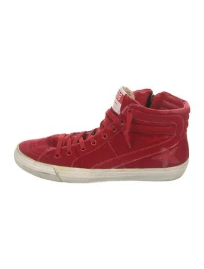 Pre-owned Golden Goose Slide Sneakers In Red