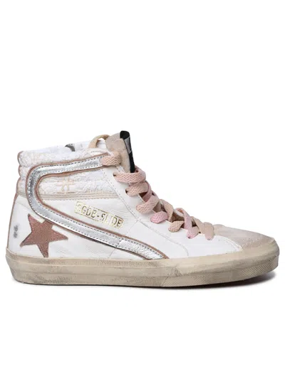 Golden Goose Slide Sneakers In White