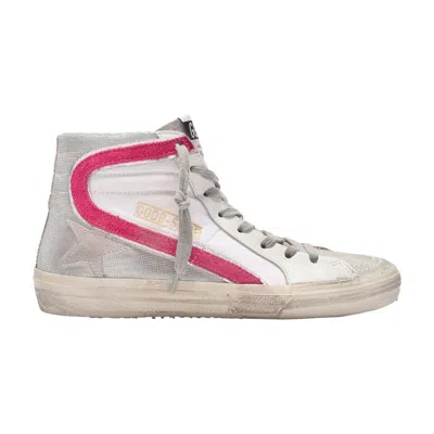 Golden Goose Slide Sneakers In White