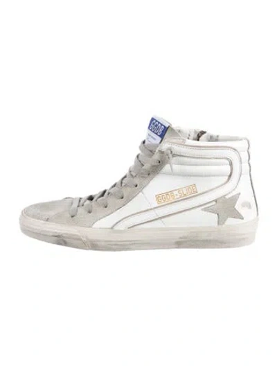 Pre-owned Golden Goose Slide Sneakers In White