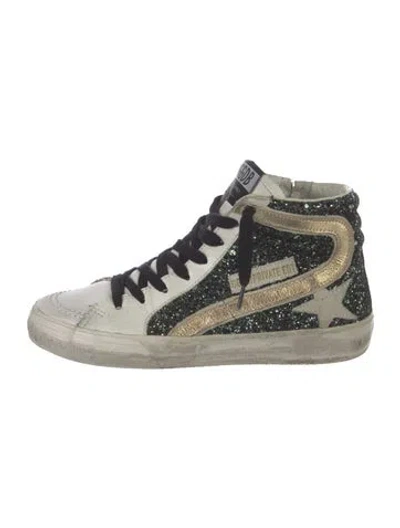 Pre-owned Golden Goose Slide Sneakers In White