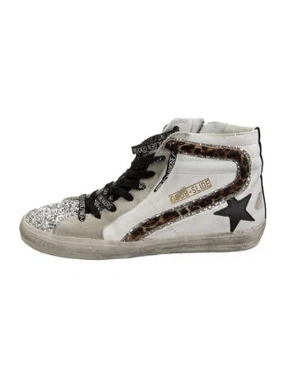 Pre-owned Golden Goose Slide Sneakers In White