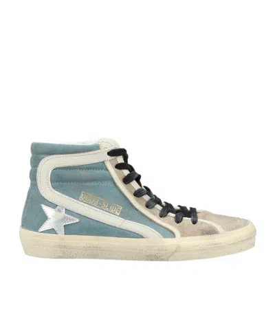 Golden Goose Slide Suede Sneakers In Nude