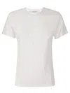Golden Goose Jersey T-shirt With Metallic Star Detailing And Iconic Logo In White